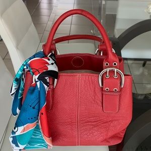 Tiganello Red Leather Bag